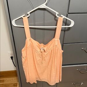Peach Sleeveless Women's Top